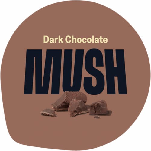 MUSH Dark Chocolate Overnight Oats Perspective: top