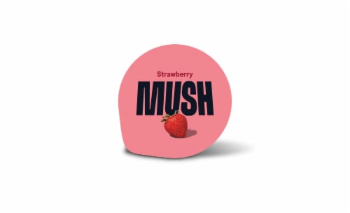 Mush Strawberry Overnight Oats Perspective: top
