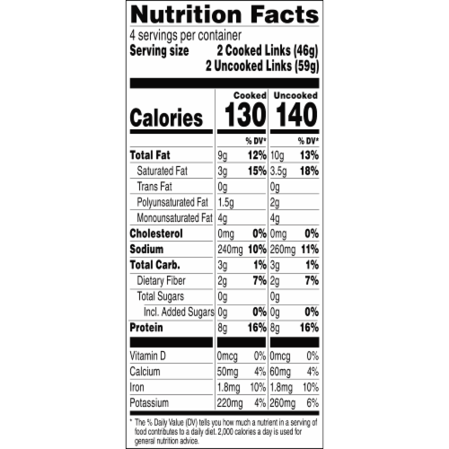 Beyond Meat® Beyond Breakfast Classic Plant-Based Sausage Links Perspective: top