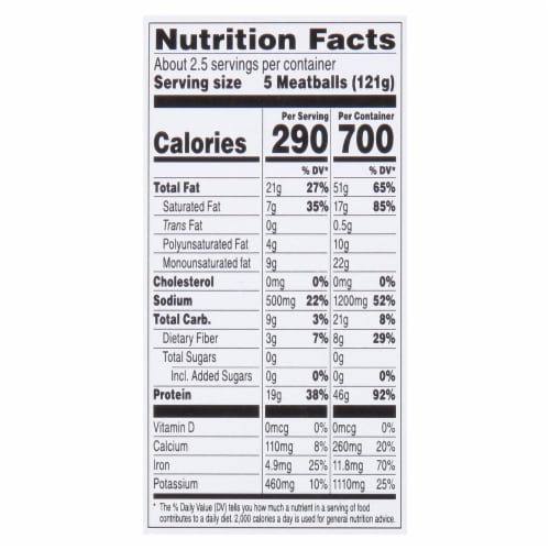 Beyond Meat Beyond Meatballs® Italian Style Plant-Based Meatballs Perspective: top