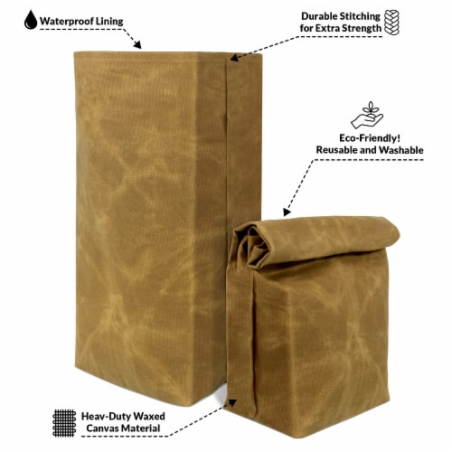 Waxed Canvas Lunch Bag