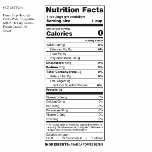 Donut Stop French Cruller Flavored Coffee Pods Compatible with Keurig k …
