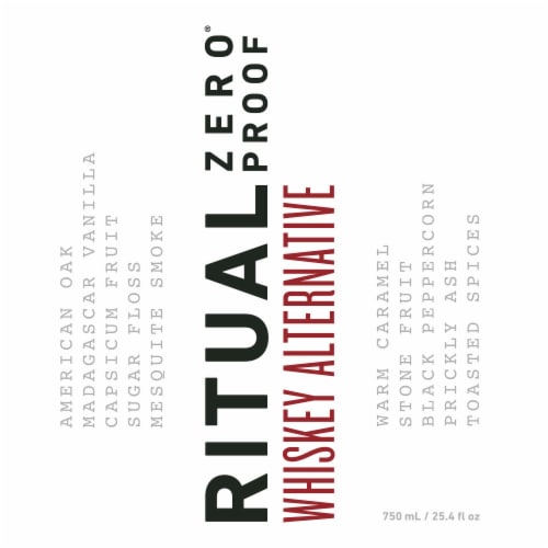 Ritual Zero Proof Non-Alcoholic Whiskey Perspective: top