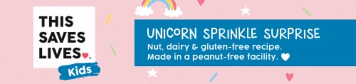 This Saves Lives™ Kids Unicorn Sprinkle Surprise Krispy Treat Bars Perspective: top