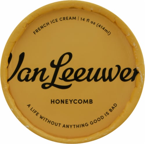 Van Leeuwen Honeycomb French Ice Cream Perspective: top