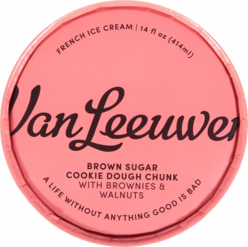 Van Leeuwen Brooklyn Brown Sugar Chunk French Ice Cream Pint Perspective: top