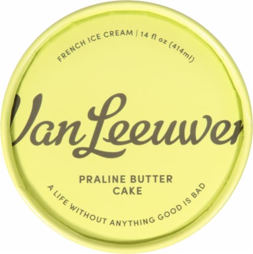 Van Leeuwen Praline Butter Cake French Ice Cream Perspective: top