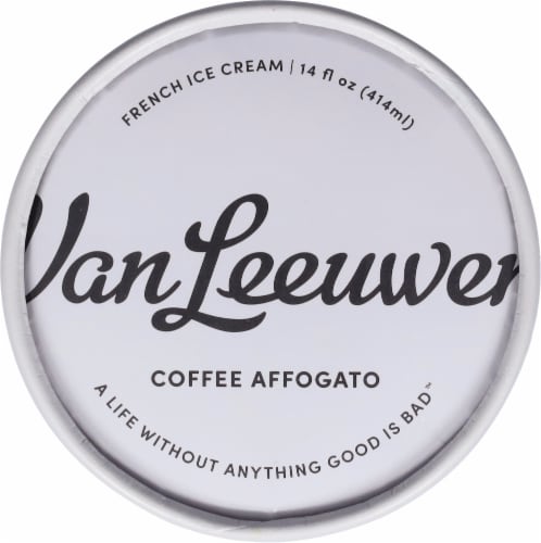 Van Leeuwen® Coffee Affogato French Ice Cream Pint Perspective: top