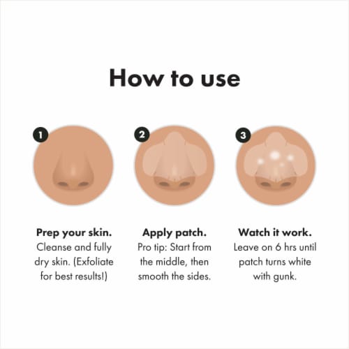 Hero Cosmetics Mighty Patch Nose Acne Pimple Patches Perspective: top