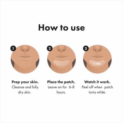 Hero Cosmetics Mighty Patch Chin Pimple Patches Perspective: top