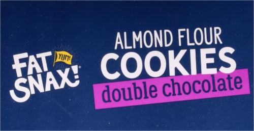 Fat Snax!® Gluten Free Mini Double Chocolate Cookies Perspective: top