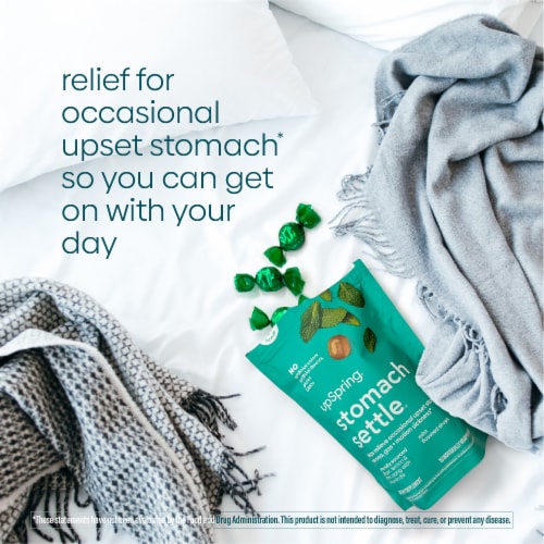 UpSpring® Stomach Settle® Mint Flavor Upset Stomach Drops Perspective: top