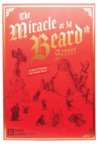 Duke Cannon Vol 3 Miracle at 34th Beardth St Holiday Beard Set Perspective: top