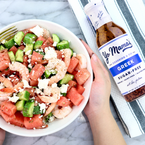 Yo Mama's® Foods No Sugar Added Greek Salad Dressing Perspective: top