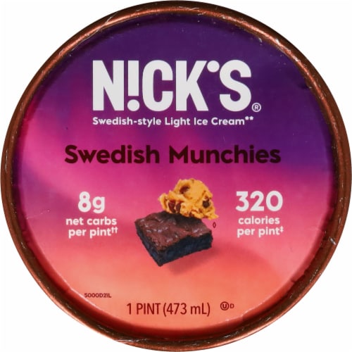 Nick's® Swedish Munchies Swedish-Style Light Ice Cream Perspective: top