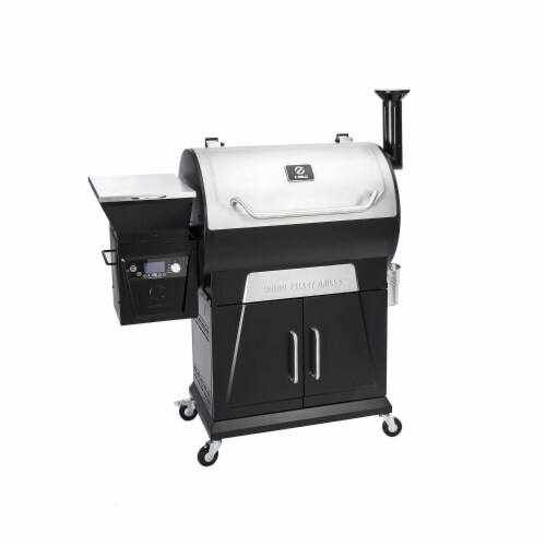 Z GRILLS ZPG700D3 8 in 1 Wood Pellet Barbecue Grill Smoker with