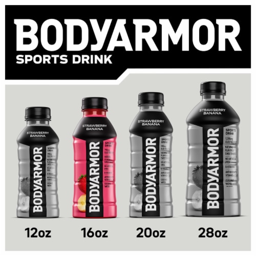 BODYARMOR® Sports Drink Strawberry Grape Bottle Perspective: top