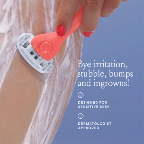 Billie Women's Razor Starter Kit - Coral Perspective: top