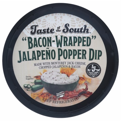 Taste of the South® Jalapeno Popper with Bacon Dip Perspective: top
