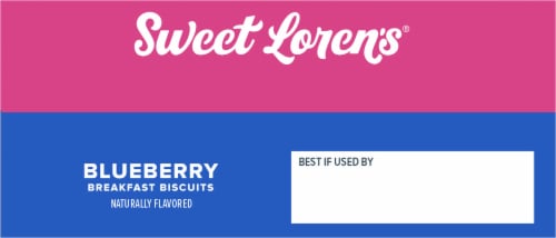 Sweet Loren's® Blueberry Breakfast Biscuits Perspective: top