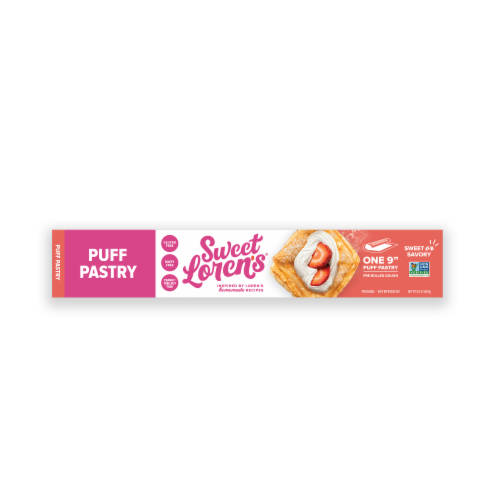 Sweet Loren's® Flaky Puff Pastry Perspective: top
