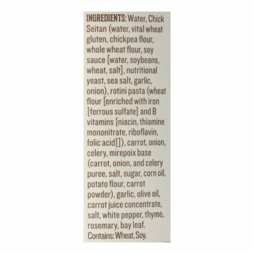 Upton's Naturals - Soup Vegan Chicken & Noodle 14.5 oz (Pack of 8) Perspective: top