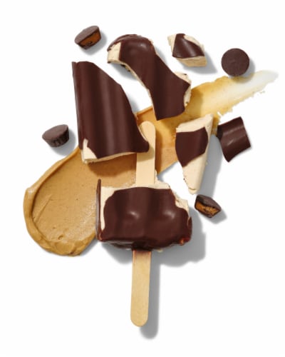 Keto Pint Peanut Butter Ice Cream Bars Perspective: top