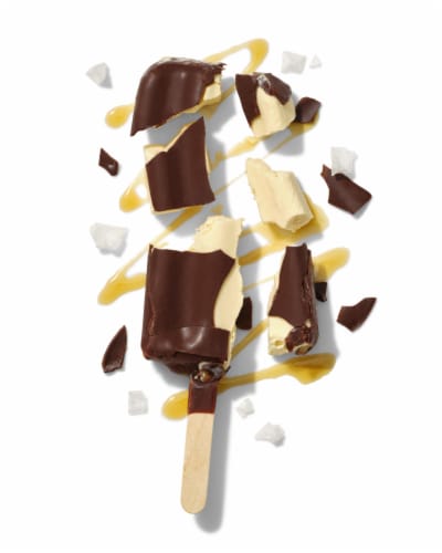 Keto Pint Sea Salt Caramel Ice Cream Bars Perspective: top