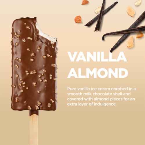 Keto Pint Zero Added Sugar Vanilla Crunch Ice Cream Bar Perspective: top
