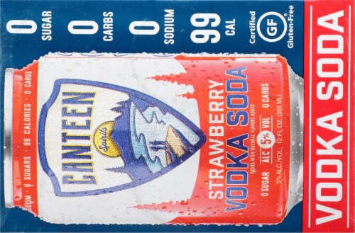 CANTEEN Spirits Strawberry Vodka Soda Perspective: top
