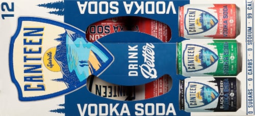 Canteen Spirits Vodka Soda Variety Pack Perspective: top
