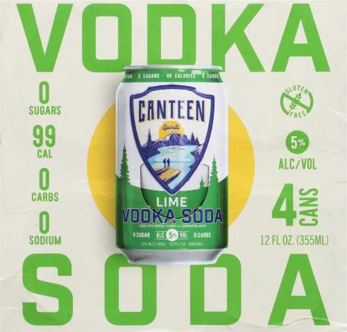 Canteen Spirits Lime Vodka Soda Perspective: top