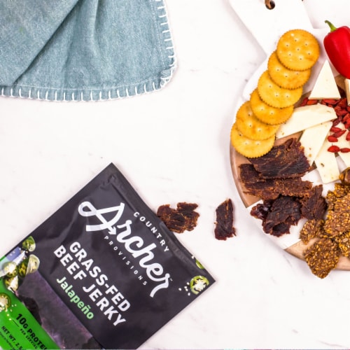 Country Archer™ Sweet Jalapeno Beef Jerky Perspective: top