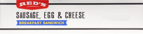 Red's Sausage Egg & Cheese Breakfast Sandwich Perspective: top
