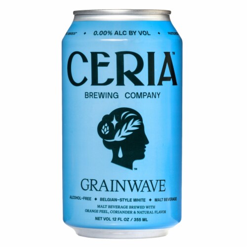 Ceria Grainwave® Alcohol-Free Belgian Style White Ale Perspective: top