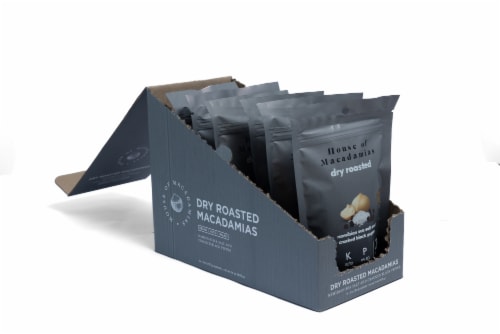 House of Macadamia Namibian Sea Salt & Cracked Pepper Nuts Perspective: top