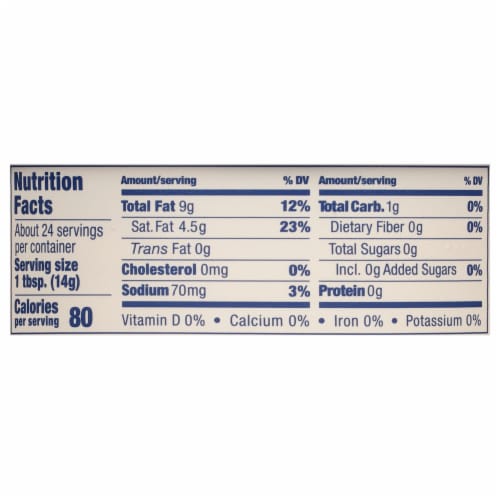 Miyoko's Creamery Oat Milk Salted Butter Perspective: top