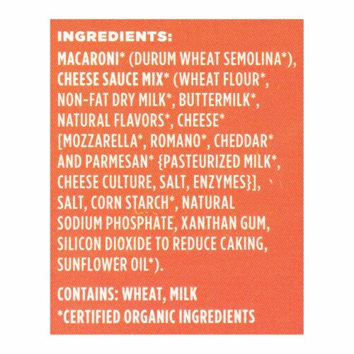 Freak Flag™ Organics Four Cheese Mac & Freak Perspective: top