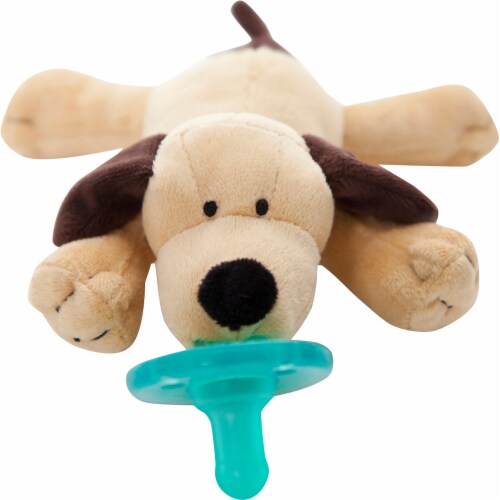 WubbaNub Puppy Infant Pacifier Perspective: top