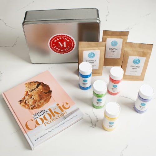 Martha Stewart Cookie Decorating Kit in Tin Box with Cookbook Perspective: top