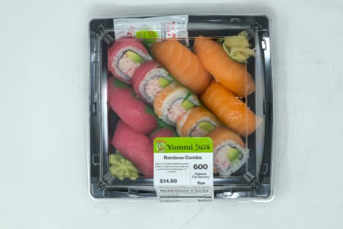 Rainbow Combo Sushi Perspective: top