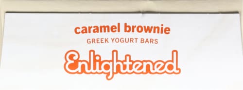Enlightened® Caramel Brownie Greek Yogurt Bar Perspective: top