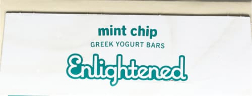 Enlightened® Mint & Cookies Greek Yogurt Bars Perspective: top