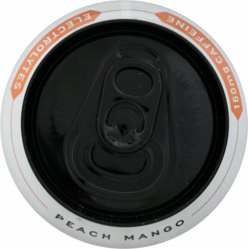 Rowdy Energy Sugar Free Peach Mango Energy Drink Perspective: top