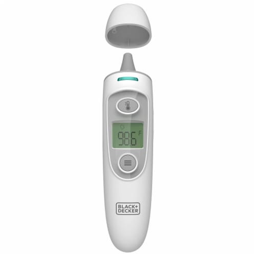 Black and Decker BDXTMB100 3 in 1 Infrared Forehead, Ear, & Object Thermometer Perspective: top