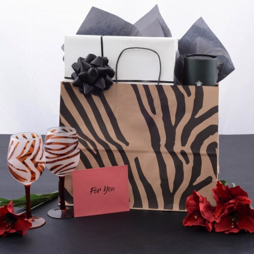 Leopard print online gift bag
