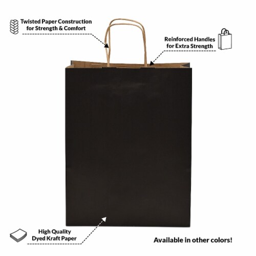 Prime Line Packaging Clear Plastic Bags with Handles Retail Bags for Gifts  Bulk 100 Pk 8x4x10, 100 Pcs - Kroger