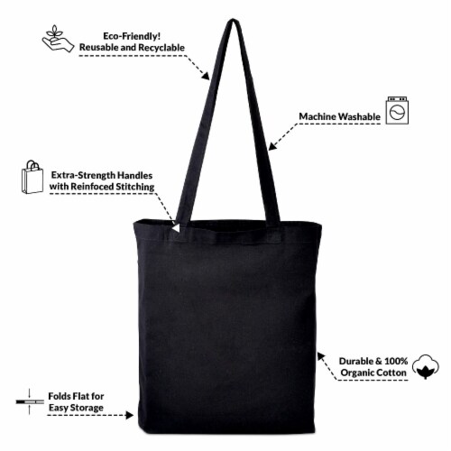 Black tote bags bulk outlet