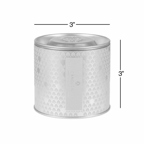 Candlefish Tin Jar Soy Candle, Grapefruit, Orange, Lychee, 7 Ounces Perspective: top
