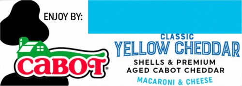 Cabot® Classic Yellow Cheddar Shells & Cheese Perspective: top